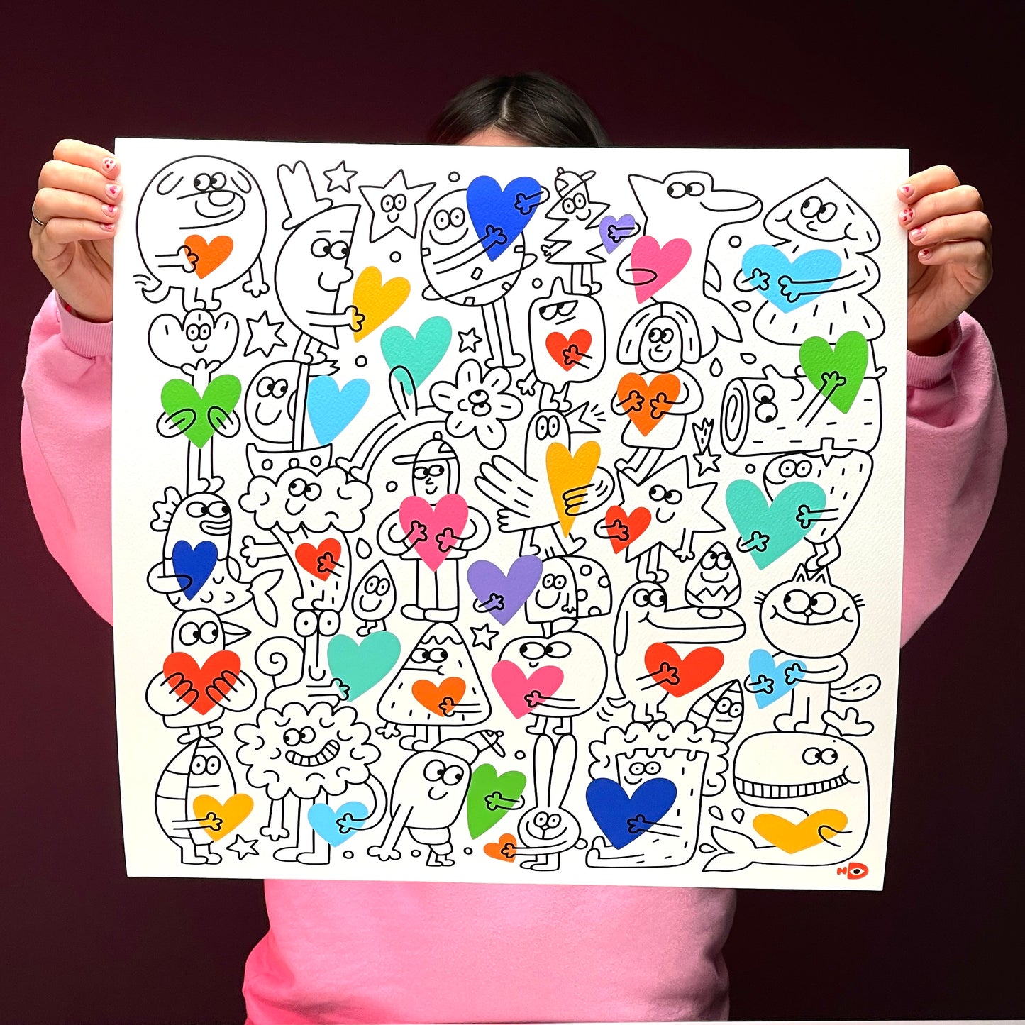 Art print “Love everywhere”